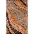 Hand-Tufted Hesiod Abstract Green Wool Rug - 8' x 10'