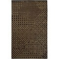 Hand-tufted Hesiod Brown Rug - 8' x 10'
