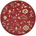 Safavieh Lyndhurst Traditional Floral Red/ Multi Rug - 5'3" x 5'3" round