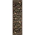 Safavieh Lyndhurst Traditional Floral Black/ Multi Rug (2'3 x 16')