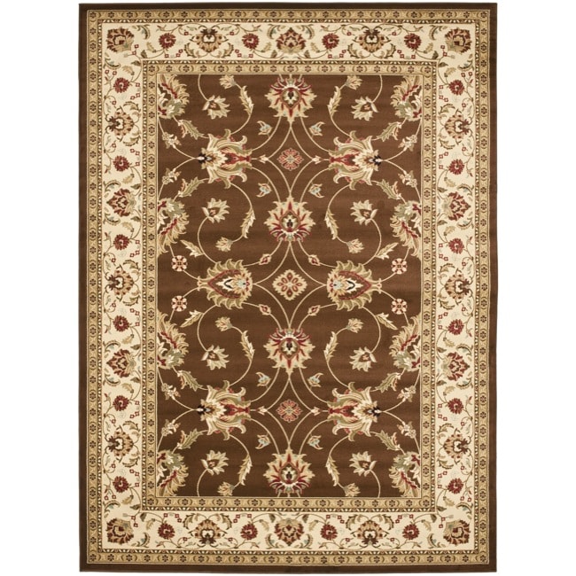 Lyndhurst Traditions Brown/ Ivory Rug (9 X 12)