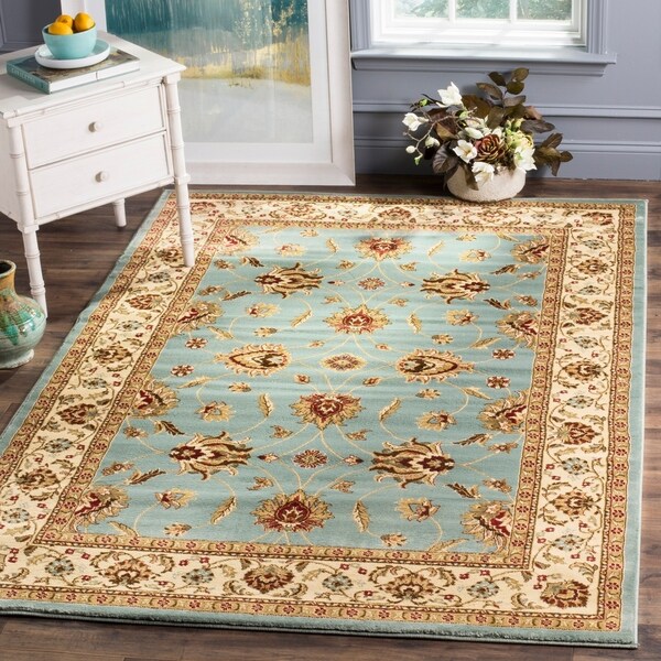 Safavieh Lyndhurst Traditional Oriental Blue/ Ivory Rug - 8'9 x 12'