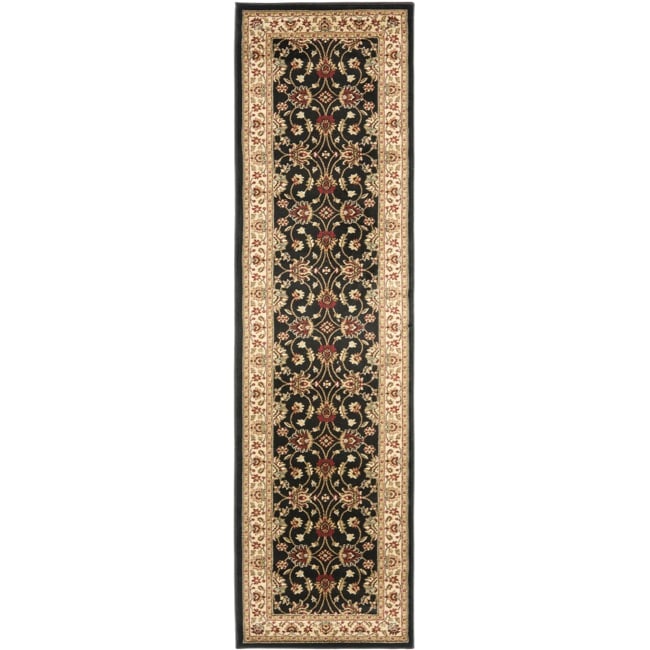 Lyndhurst Traditions Black/ Ivory Rug (23 X 8)