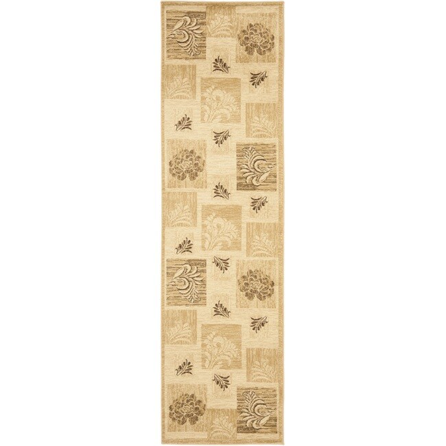 Lyndhurst Floral Panels Ivory Rug (23 X 12)