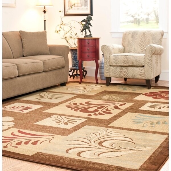 Safavieh Lyndhurst Contemporary Brown Rug - 8'9" x 12'