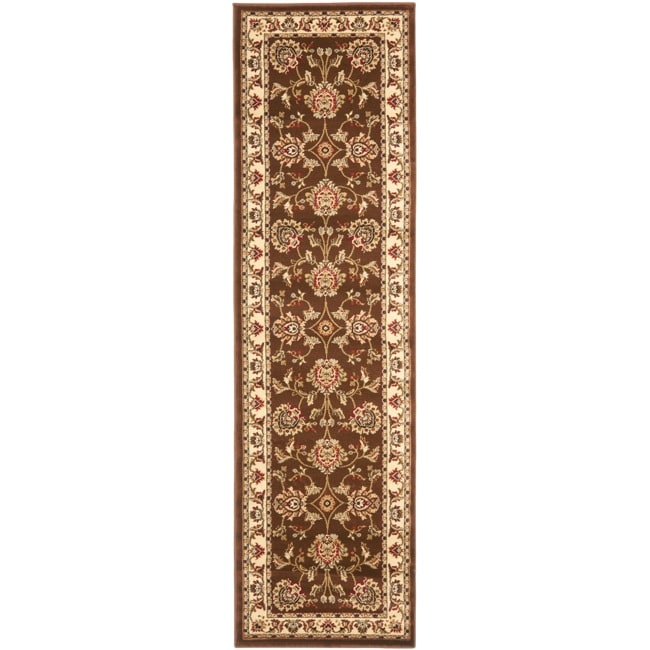 Lyndhurst Tabriz Brown/ Ivory Rug (23 X 12)