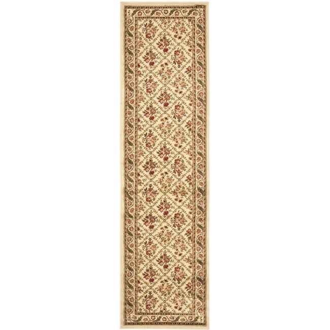 Lyndhurst Floral Trellis Ivory/ Ivory Rug (23 X 16)