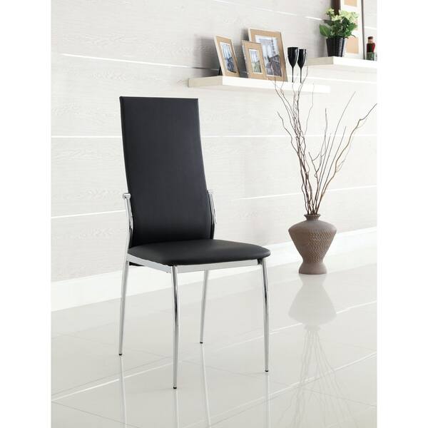 Furniture Of America Bona Modern White Faux Leather 7 Piece Dining Set Overstock 6521228