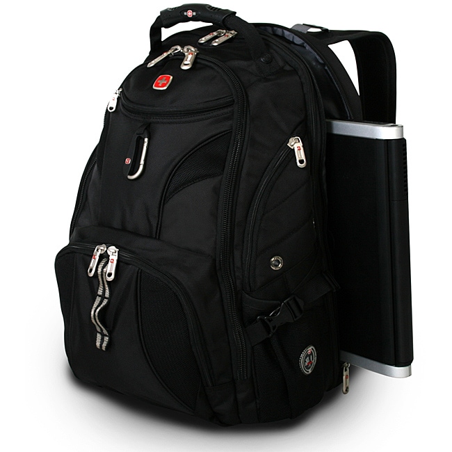 Black swiss gear backpack online