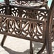 preview thumbnail 7 of 9, Haitian Outdoor Cast Aluminum 7-piece Dining Set by Christopher Knight Home