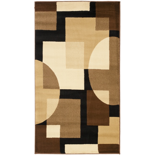 Porcello Deco Brown/ Multi Rug (27 X 5)