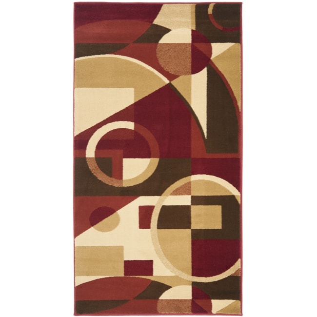 Porcello Cosmos Red Rug (27 X 5)