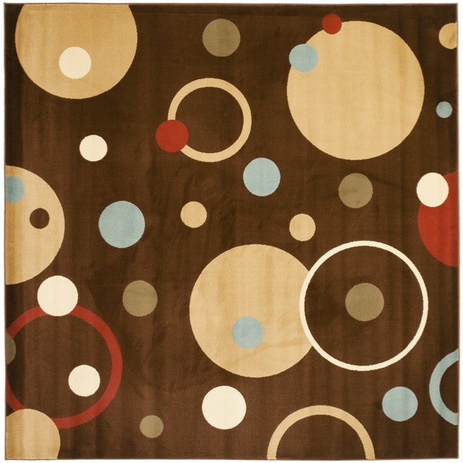 Porcello Cosmos Brown Rug (7 Square)