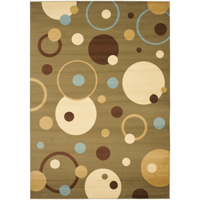 Porcello Cosmos Green Rug (6 7 X 96)