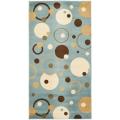 Safavieh Porcello Modern Cosmos Blue/ Multi Rug - 2'7" x 5'