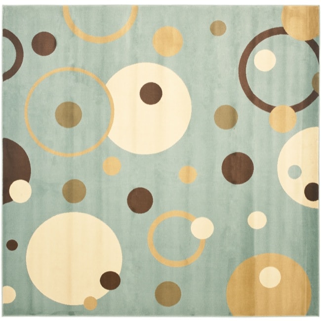 Porcello Cosmos Blue Rug (7 Square)