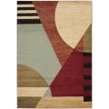 Safavieh Porcello Modern Abstract Multicolored Rug - 5'3 x 7'7