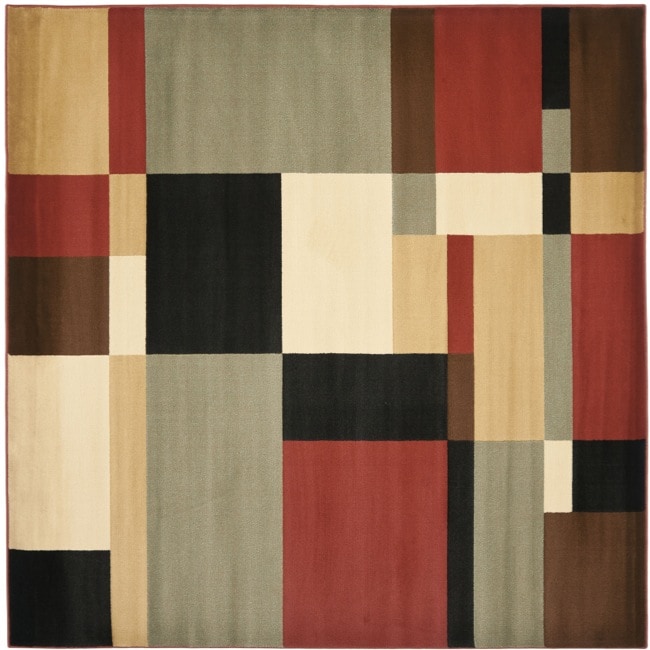 Porcello Waves Patchwork Rug (7 Square)