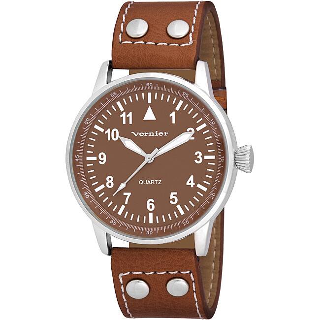 Vernier Women's V11077BR Large Easy Read Quartz Watch