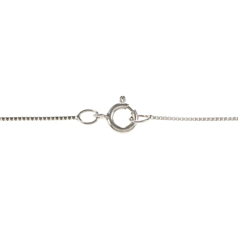 Auriya 1/3 carat TDW Round Solitaire Diamond Necklace 14k Gold(J-K, I2)