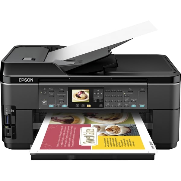 Epson WorkForce WF-7510 Inkjet Multifunction Printer - Color - Plain