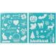 preview thumbnail 3 of 1, Martha Stewart Holiday Icons Medium Stencils (Pack of 2)
