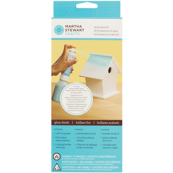 Martha Stewart Gloss Finish Spray Paint Kit