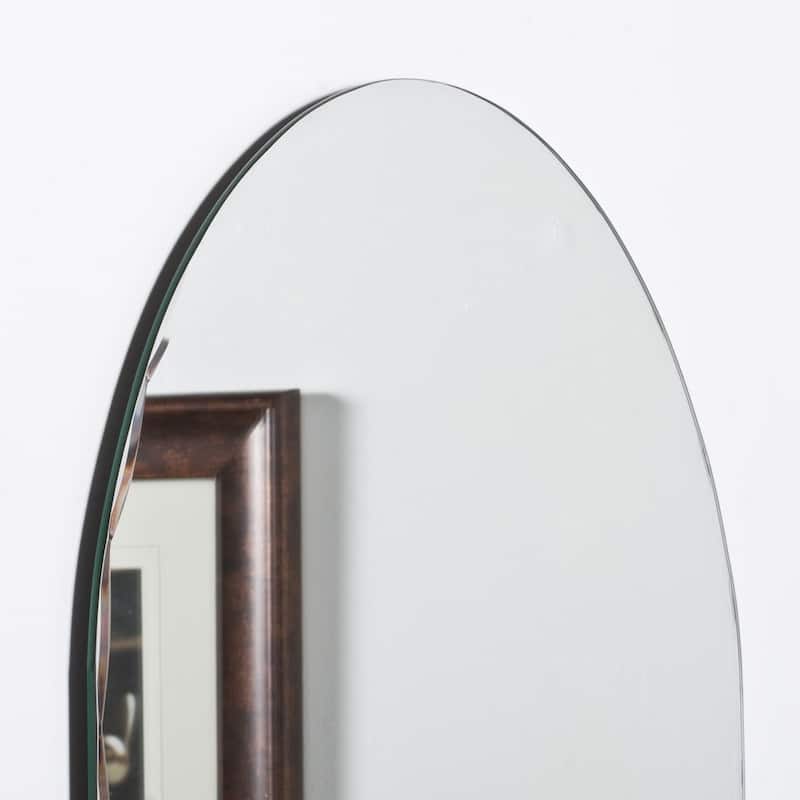 Rita Arch Modern Frameless Bathroom Vanity Mirror