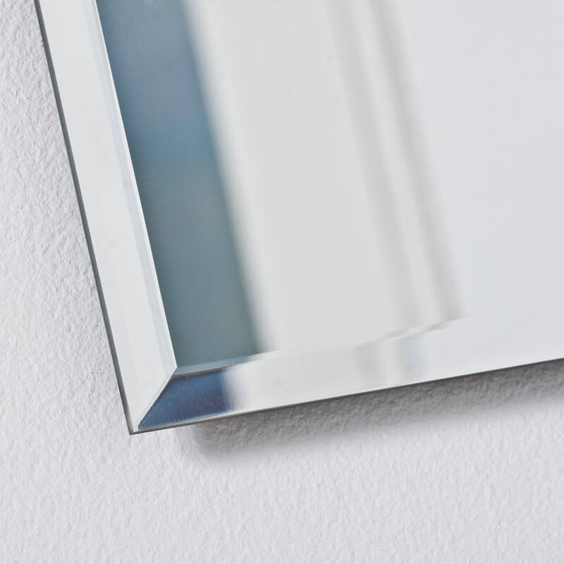 Amelia Modern Bathroom Mirror - Silver - 31.5Hx23.6Wx.5D