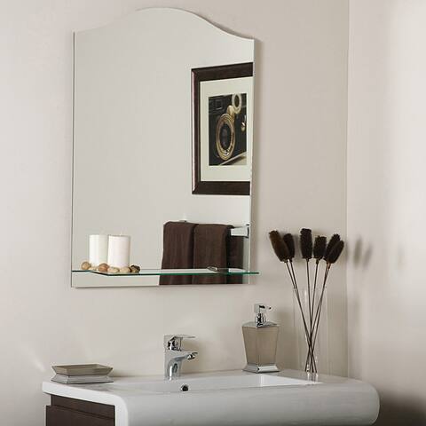 Abigail Modern Bathroom Mirror - Silver - 31.5Hx23.6Wx5D