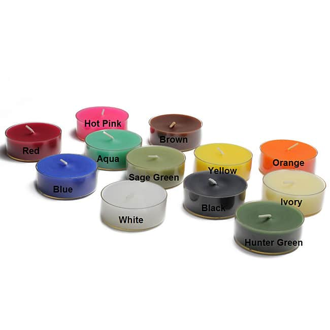 Mega Oversized Plastic Cup Tea Light Candles (case Of 144) - On Sale 