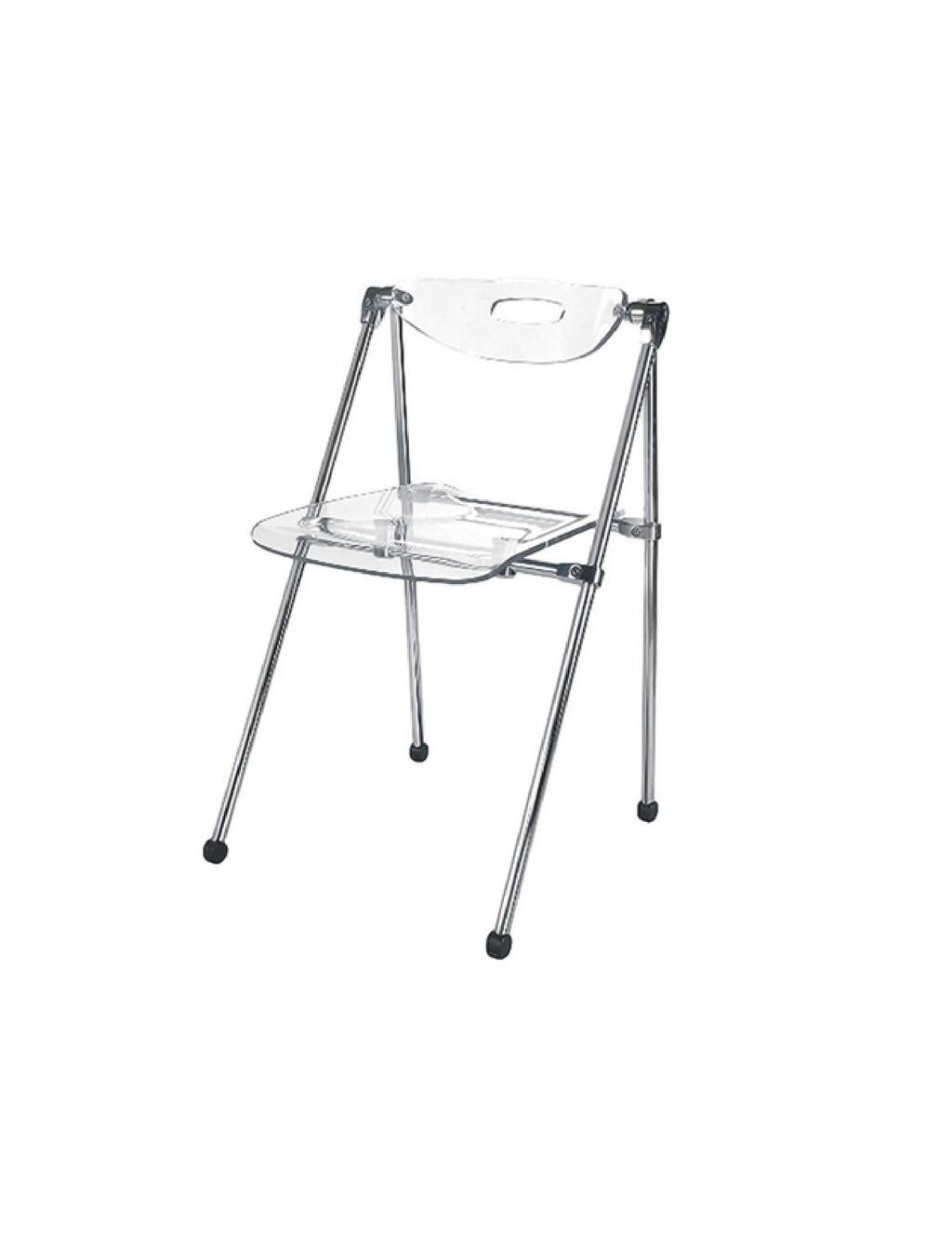 Acrylic Folding Chair (Set of 2)