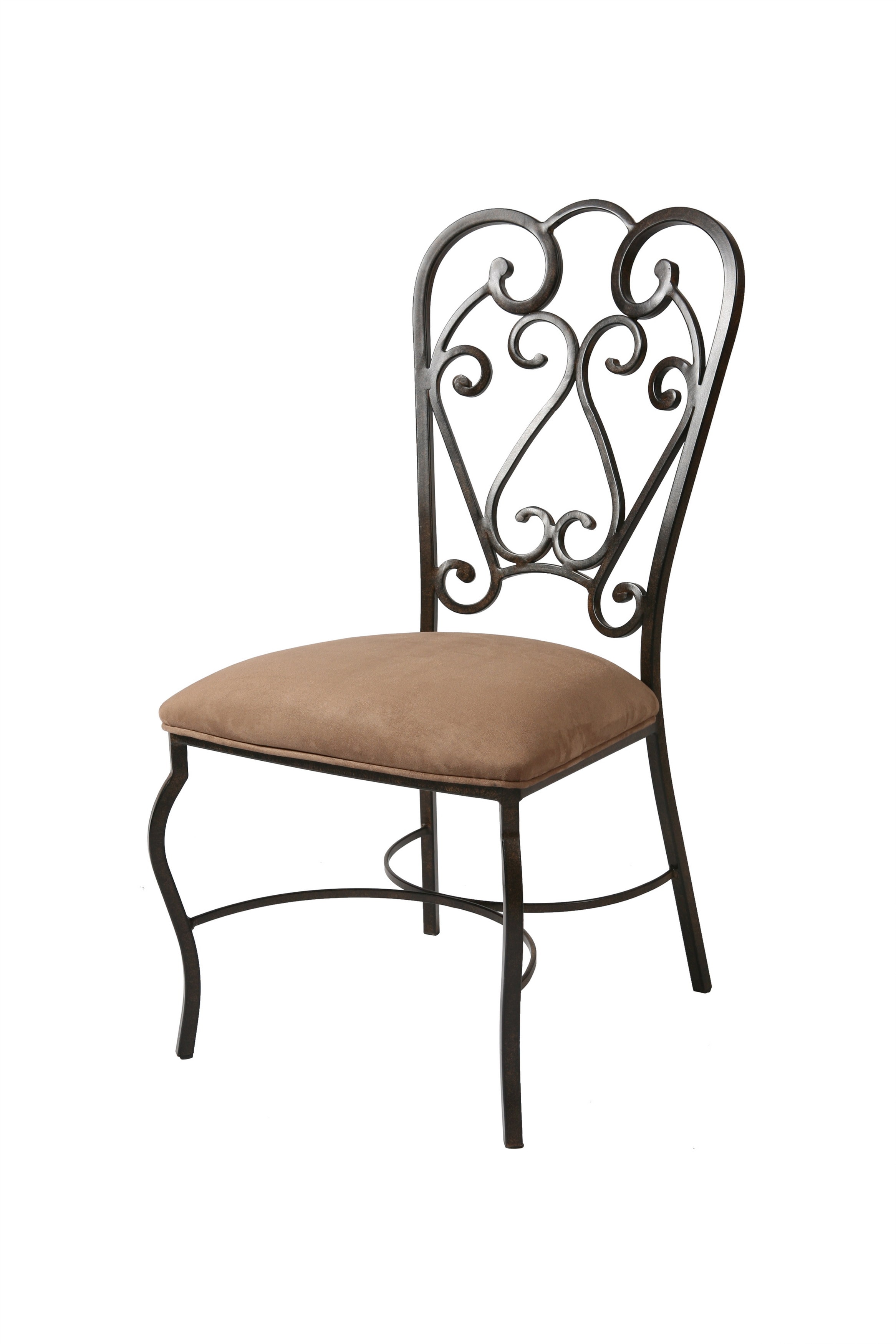 Magnolia Moccasin Suede Dining Side Chair