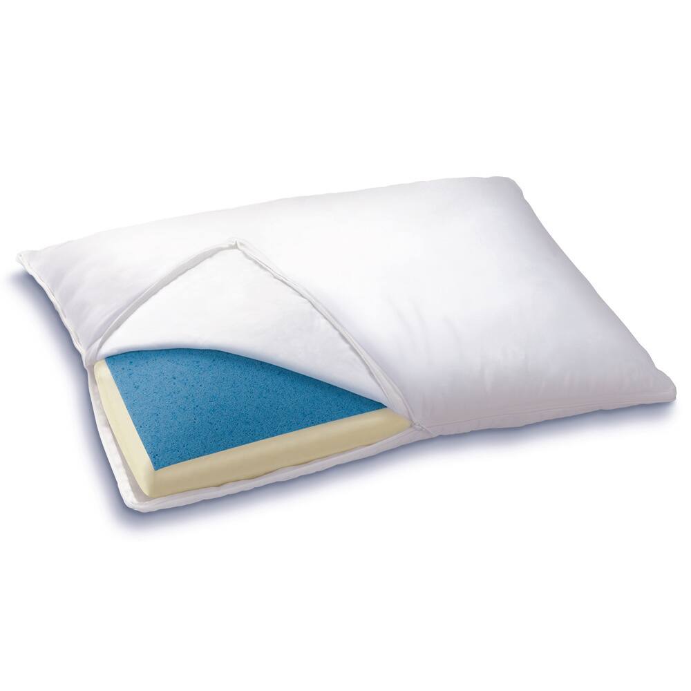 Bodipedic Reversible Gel Memory Foam Cotton Pillow