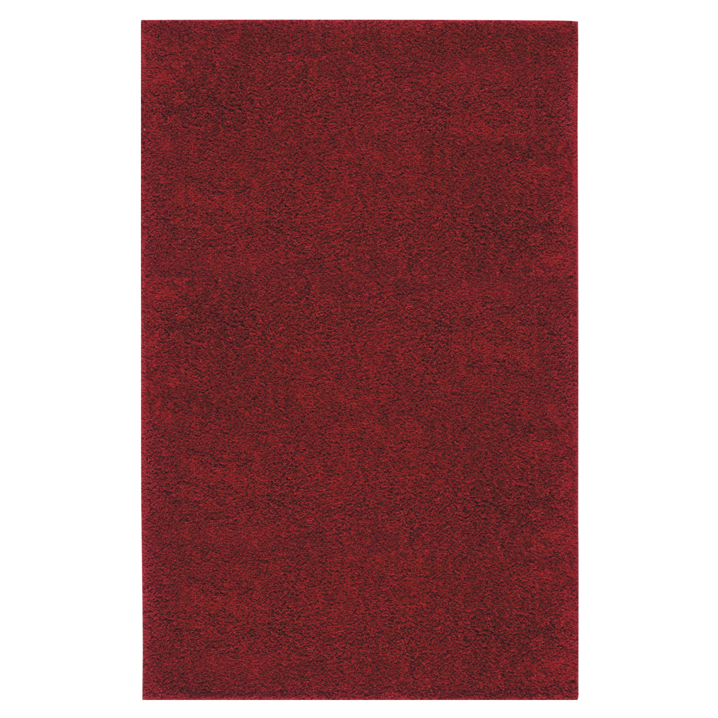 Solid Shag Crimson Red Rug (5' x 8') - Free Shipping Today - Overstock ...