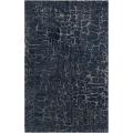 Silver Orchid Michel Hand-tufted Contemporary Blue Papillion New Zealand Wool Abstract Area Rug - 8' x 11'