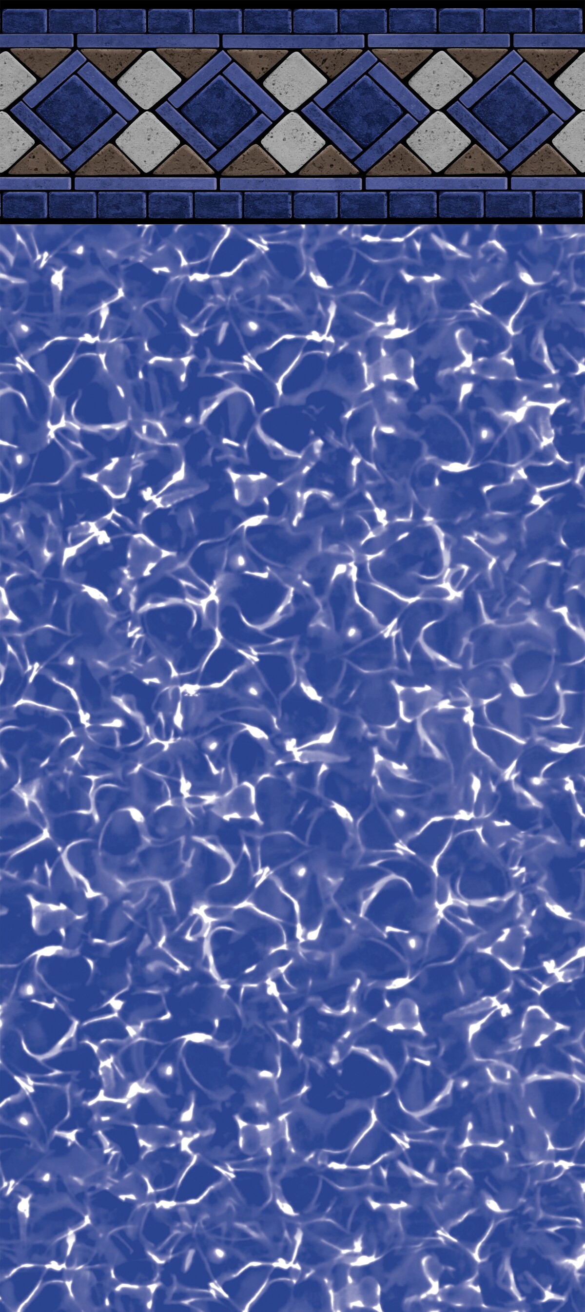 Swimline 15x30 Oval Grand Tile Unibead Pool Liner