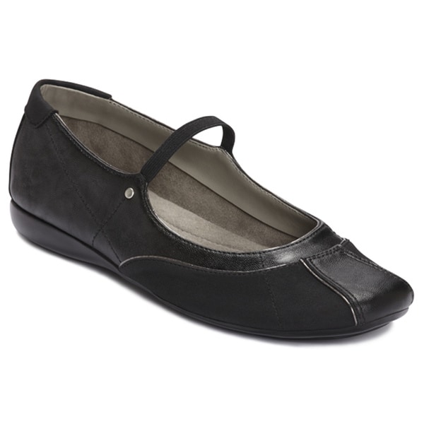 A2 by Aerosoles Women's 'Reprintz' Black Patent Slip ons A2 by Aerosoles Slip ons