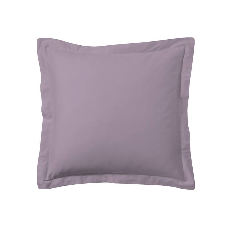 Cotton Blend Poplin Tailored Euro Sham