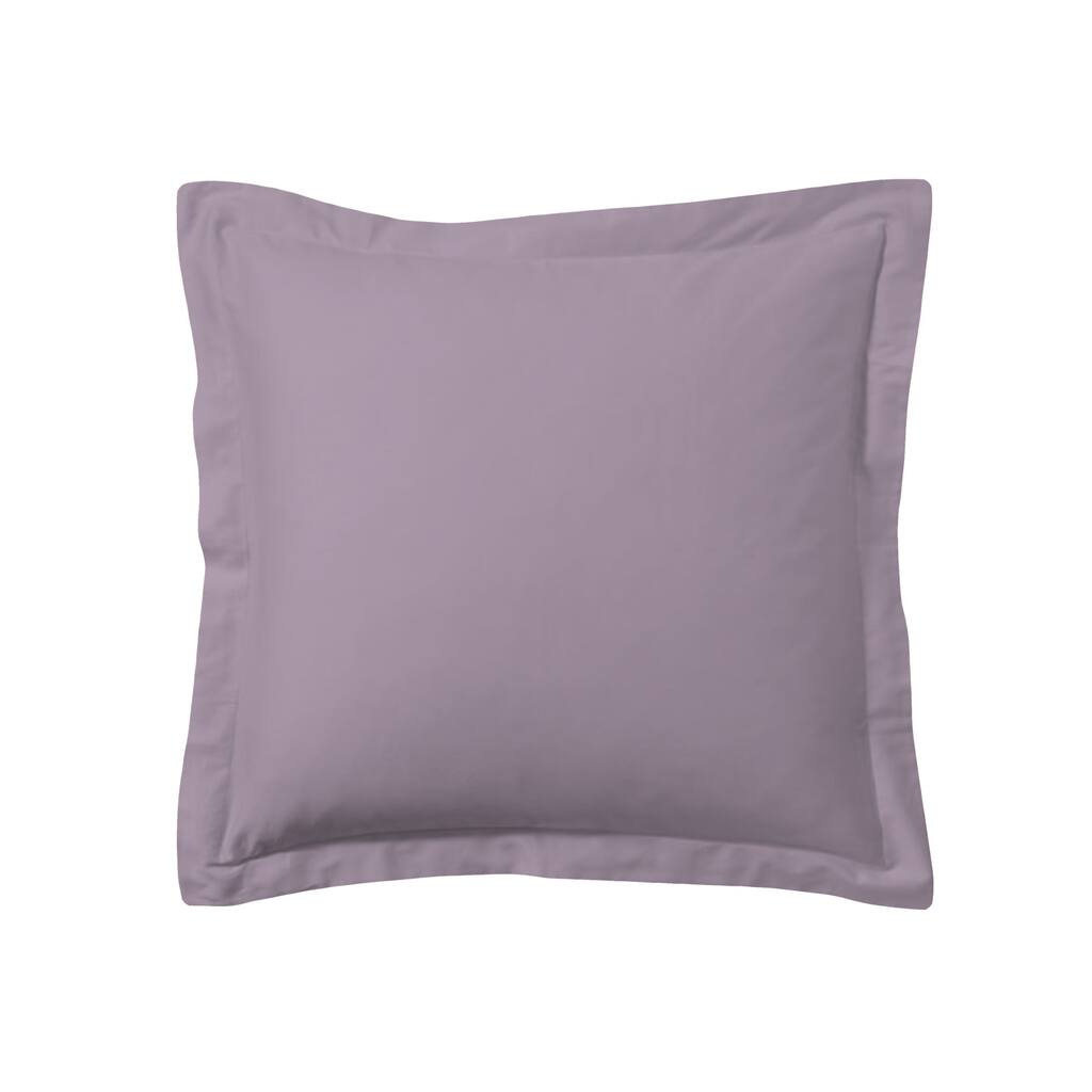 Cotton Blend Poplin Tailored Euro Sham