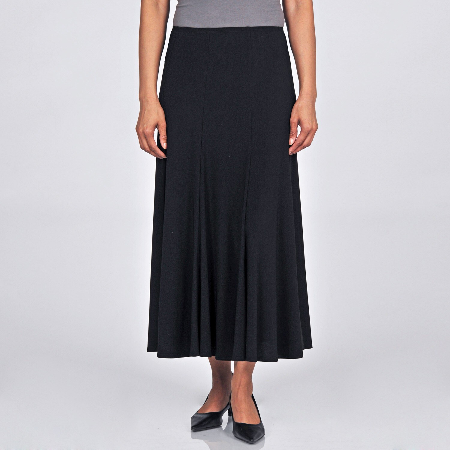 fit and flare maxi skirt