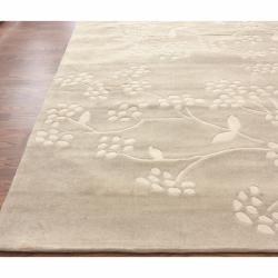 nuLOOM Handmade Pino Beige Spring Season Floral Rug (8'3 x 11') Nuloom 7x9   10x14 Rugs