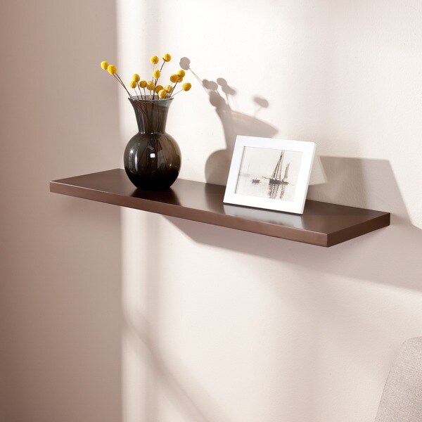 Shop Porch & Den HiLine 36inch Espresso Floating Shelf On Sale