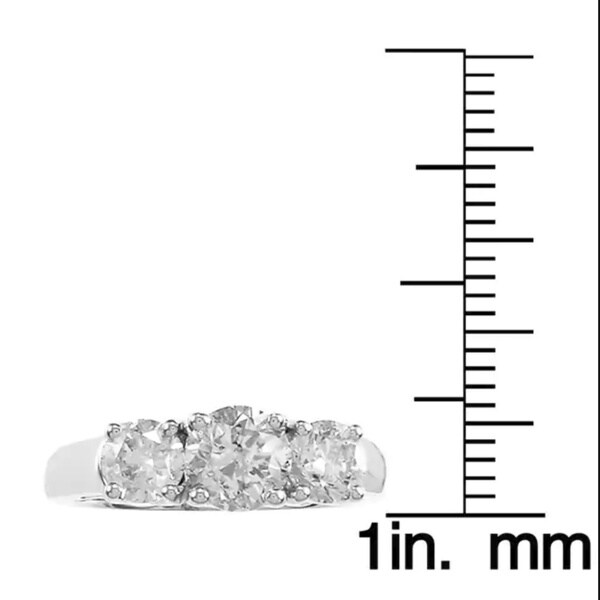 Auriya 14k Gold 2ctw 3-Stone Diamond Engagement Ring