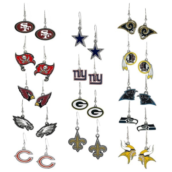 Silvertone National Football League Team Dangle Earrings   14115658