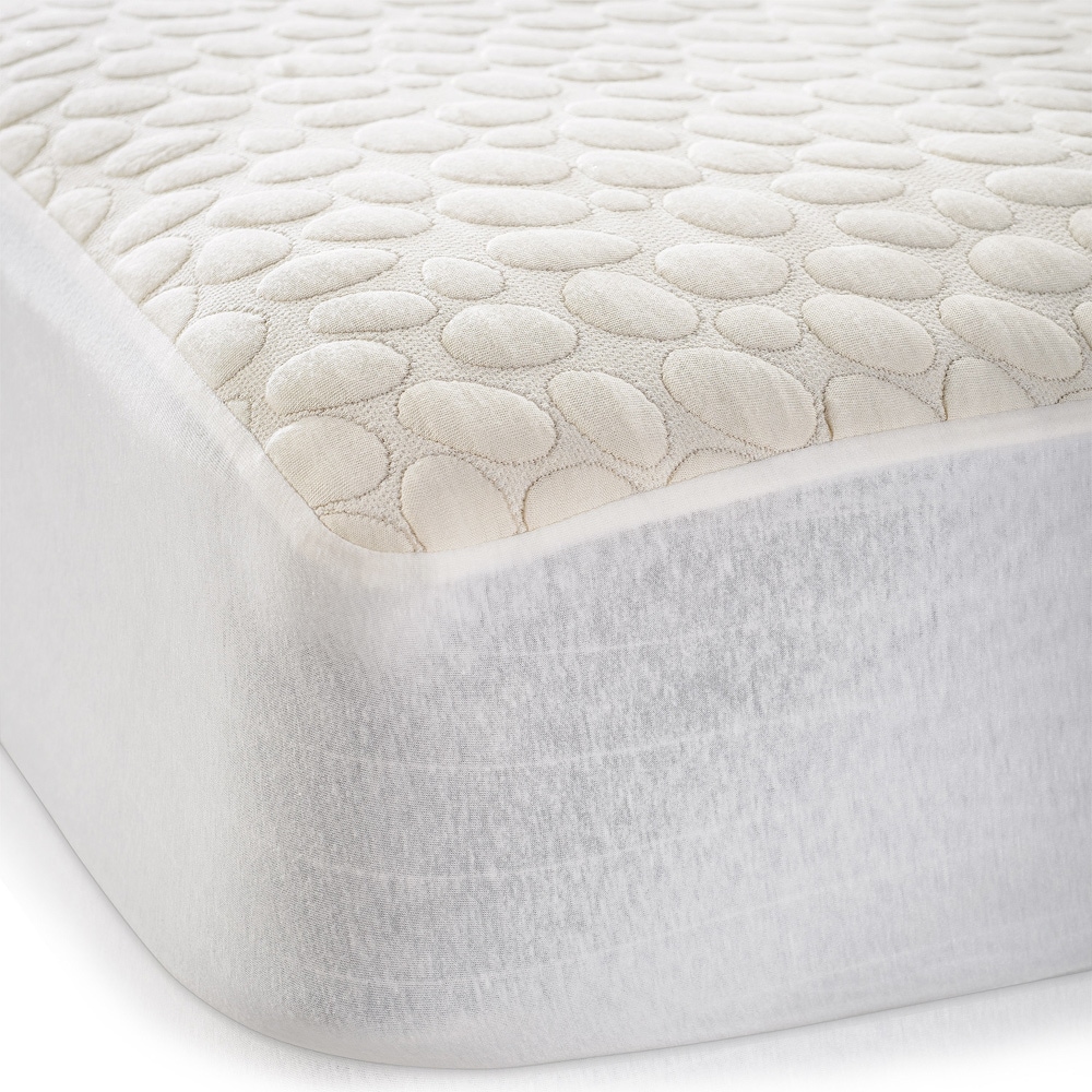 Christopher Knight Home Pebbletex Organic Cotton Waterproof Twin size Mattress Pad Protector