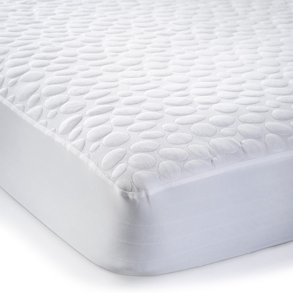 Christopher Knight Home PebbleTex Organic Cotton Waterproof Mattress Protector