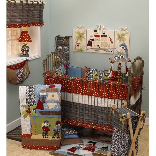 pirate crib bedding