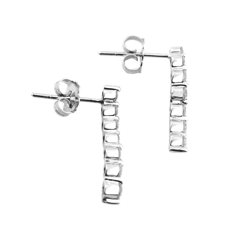 Auriya 14k Gold 1/2ct TDW Round Diamond Journey Earrings (G-H, I1)