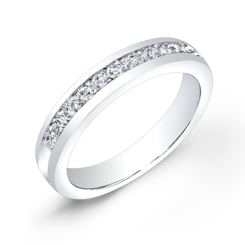 Auriya 10k Gold 1/2ctw Channel Diamond Wedding Band (I-J, I2-I3)